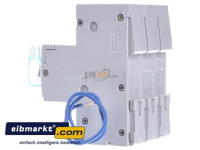 View on the right Hager HTN340E Selective mains circuit breaker 3-p 40A - 
