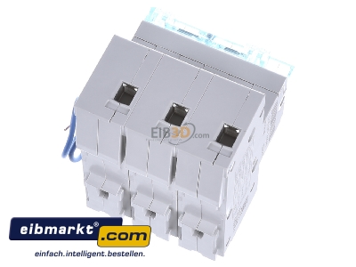 Top rear view Hager HTN340E Selective mains circuit breaker 3-p 40A - 
