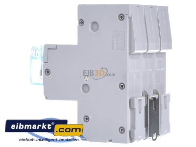 View on the right Hager HTN316E Selective mains circuit breaker 3-p 16A 
