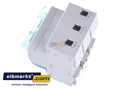 View top right Hager HTN325E Selective mains circuit breaker 3-p 25A 
