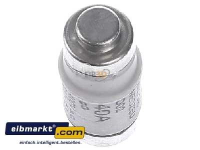 Ansicht oben vorne Siemens Indus.Sector 5SE2340 Neozed-Sicherungseinsatz GL/GG,D02,40A,400V 