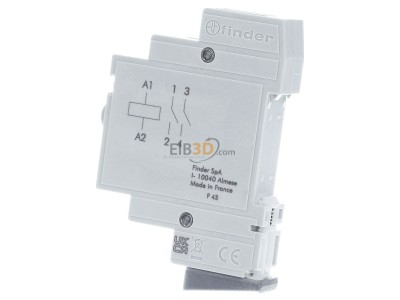Ansicht rechts Finder 22.22.9.012.4000 Installationsrelais 2S 20A 12VDC 