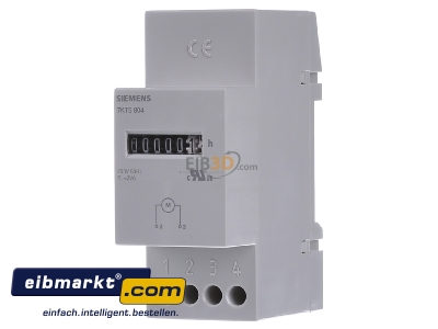 Front view Siemens Indus.Sector 7KT5804 Hour counter 230V
