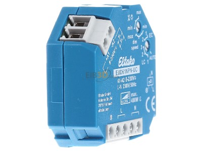 View on the left Eltako EUD61NPN-UC Surge dimming switch, 
