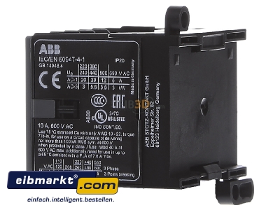 View on the right ABB Stotz S&J B 7-30-10 220V50Hz Magnet contactor 220VAC
