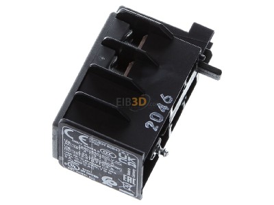 View top right ABB CAF6-20M Auxiliary contact block 2 NO/0 NC 
