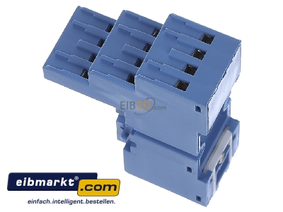View top right Finder 94.04 Relay socket 14-pin
