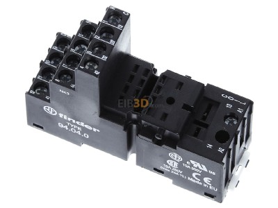 View up front Finder 94.04.0 Relay socket 14-pin 
