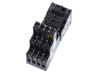 View top left Finder 94.04.0 Relay socket 14-pin 
