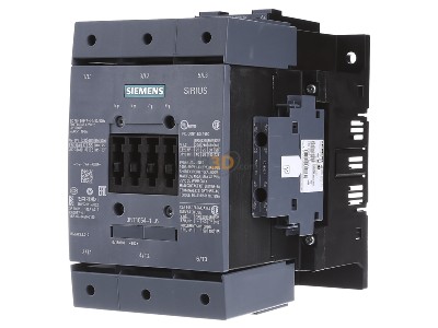 Front view Siemens 3RT1054-1AP36 Magnet contactor 115A 220...240VAC 
