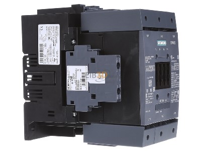 View on the left Siemens 3RT1054-1AP36 Magnet contactor 115A 220...240VAC 
