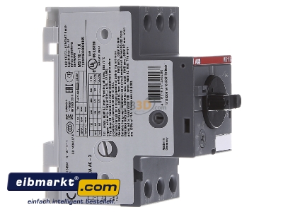 View on the left ABB Stotz S&J MS 116-1,0 Motor protective circuit-breaker 1A

