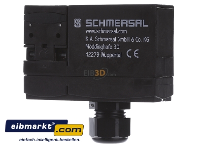 Front view Schmersal AZM170-11zrk24VAC/DC Position switch with interlocking
