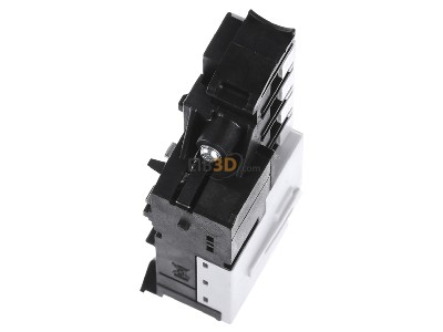 Top rear view Eaton NZM2/3-XU24DC Under voltage coil 0VAC 24VDC 
