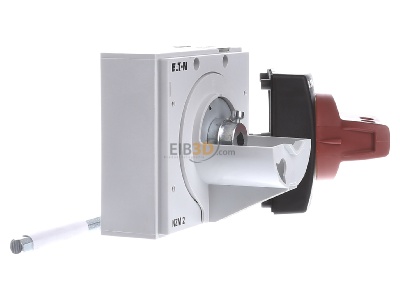 View on the left Eaton NZM2-XHBR Handle for power circuit breaker red 
