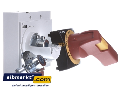 View on the left Eaton (Moeller) 266634 Handle for power circuit breaker red
