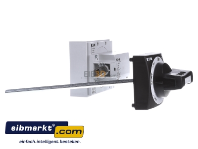 View on the left Eaton (Moeller) NZM2-XS-L Handle for power circuit breaker black 
