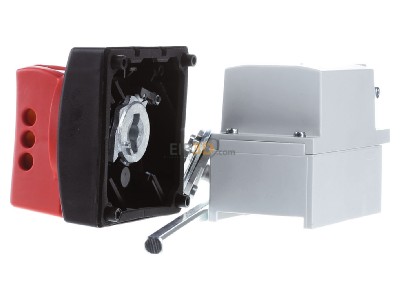 Ansicht rechts Eaton NZM1-XSR-L Hauptschalterbausatz seitlich links rot 