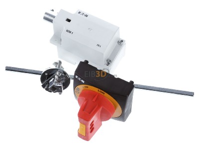 Ansicht oben vorne Eaton NZM1-XSR-L Hauptschalterbausatz seitlich links rot 