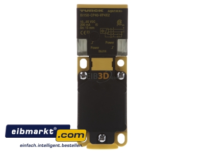 Frontansicht Sensor induktiv uprox Bi15U-CP40-VP4X2 Turck Bi15U-CP40-VP4X2