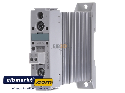 Front view Siemens Indus.Sector 3RF2320-1AA04 Solid state relay 20A 1-pole 
