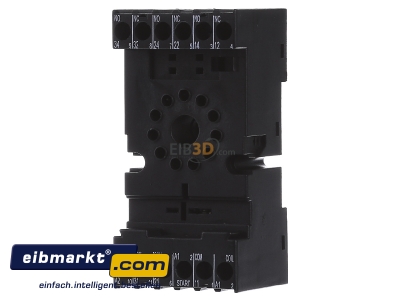 Front view Finder 90.03.0 Relay socket 11-pin
