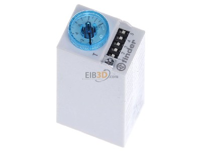 View top left Finder 85.04.0.012.0000 Timer relay 0,05...360000s AC 12V DC 12V 
