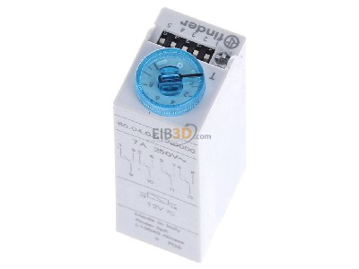 Top rear view Finder 85.04.0.012.0000 Timer relay 0,05...360000s AC 12V DC 12V 
