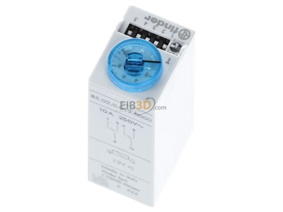 Top rear view Finder 85.02.0.012.0000 Timer relay 0,05...360000s AC 12V DC 12V 
