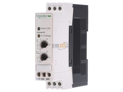 Front view Schneider Electric ATS01N106FT Soft starter 6A 24...240VAC 24...240VDC 
