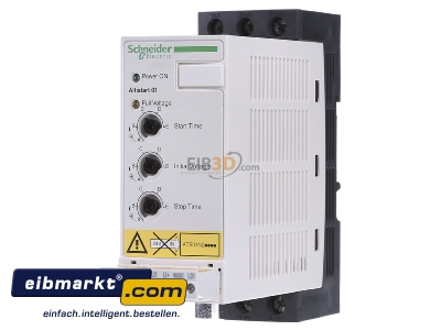 Frontansicht Schneider Electric ATS01N209QN Sanftanlasser 4KW,3x380-415V,9A 