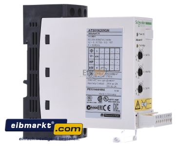 View on the left Schneider Electric ATS01N209QN Soft starter 9A 110...240VAC 24...240VDC - 
