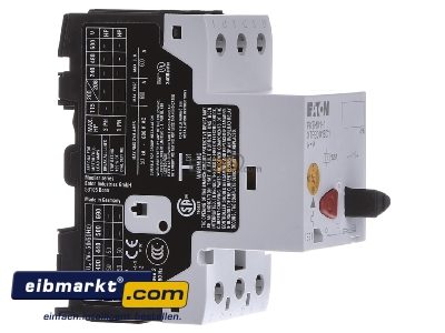 View on the left Eaton (Moeller) PKZM01-1 Motor protective circuit-breaker 1A 
