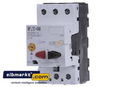 Front view Eaton (Moeller) PKZM01-4 Motor protective circuit-breaker 4A
