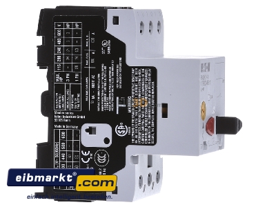 View on the left Eaton (Moeller) PKZM01-4 Motor protective circuit-breaker 4A
