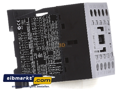 Ansicht links Eaton (Moeller) DILM9-10(24VDC) Leistungsschtz 1S 4kW/400V,DC 