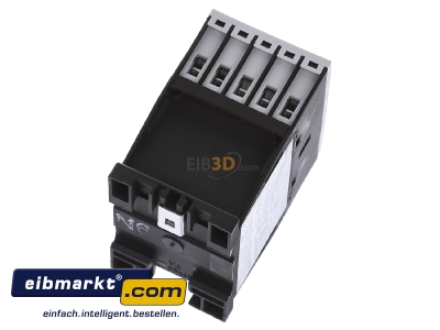 Top rear view Eaton (Moeller) DILM12-10(230V50HZ) Magnet contactor 12A 230VAC - 
