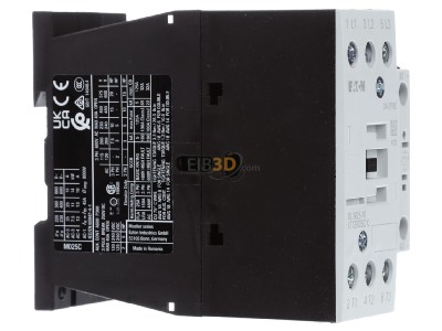 View on the left Eaton DILM25-10(RDC24) Magnet contactor 25A 24...27VDC 
