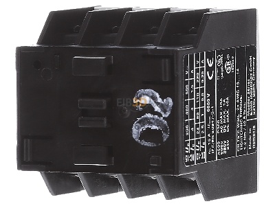 Back view Eaton DILM32-XHI11 Auxiliary contact block 1 NO/1 NC 
