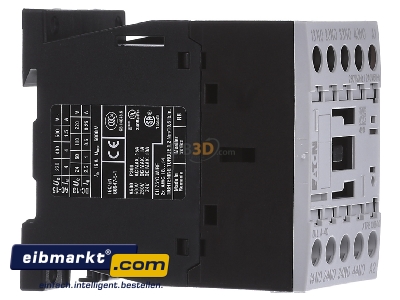 View on the left Eaton (Moeller) DILA-40(230V50HZ) Contactor relay 230VAC 0VDC 0NC/ 4 NO

