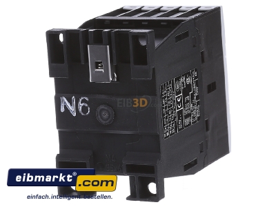 Back view Eaton (Moeller) DILA-31(230V50HZ) Contactor relay 230VAC 0VDC 1NC/ 3 NO - 
