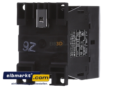 Back view Eaton (Moeller) DILA-31(24VDC) Contactor relay 0VAC 24VDC 1NC/ 3 NO
