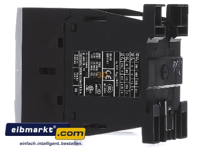 View on the right Eaton (Moeller) DILA-22(230V50HZ) Contactor relay 230VAC 0VDC 2NC/ 2 NO
