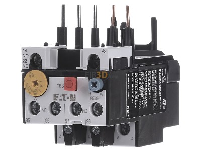 Front view Eaton ZB12-0,4 Thermal overload relay 0,24...0,4A 
