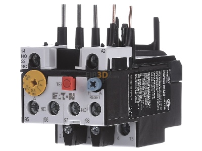 Front view Eaton ZB12-0,6 Thermal overload relay 0,4...0,6A 
