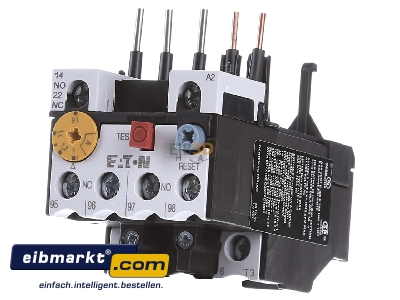 Front view Eaton (Moeller) ZB12-1,6 Thermal overload relay 1...1,6A
