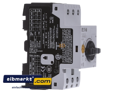 View on the left Eaton (Moeller) PKZM0-12 Motor protective circuit-breaker 12A
