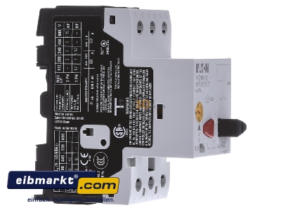 View on the left Eaton (Moeller) PKZM01-10 Motor protective circuit-breaker 10A
