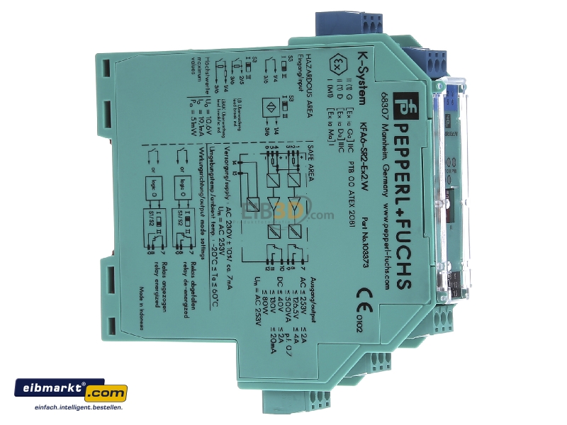 Pepperl Fuchs Trennschaltverstärker KFA6-SR2-Ex2.W 37370S 