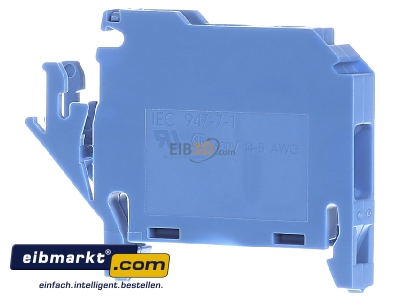 Front view Siemens Indus.Sector 8WA1011-1NH01 Neutral disconnect terminal block 8mm 
